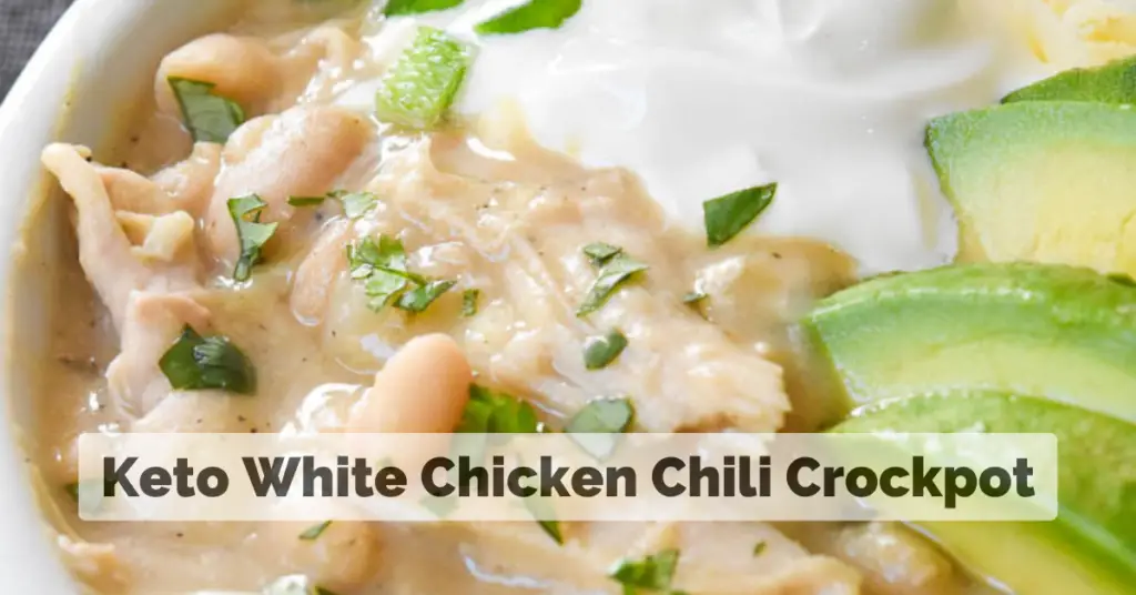 Keto White Chicken Chili Crockpot