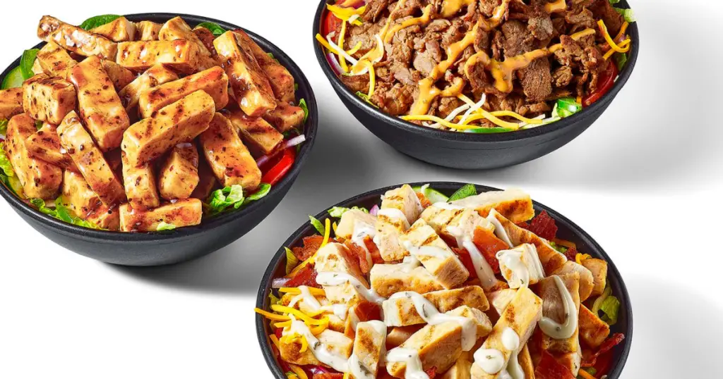 Subway Protein Bowl Nutrition