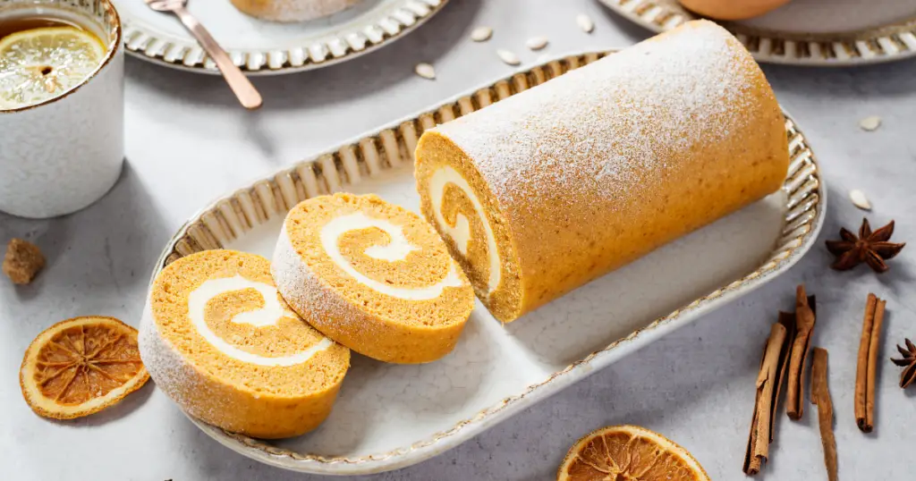 How to Make Pumpkin Roll with Cream Cheese
