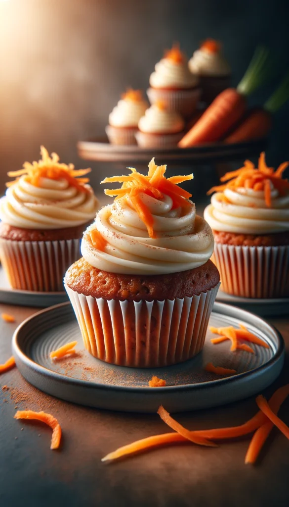 keto carrot cake cupcakes