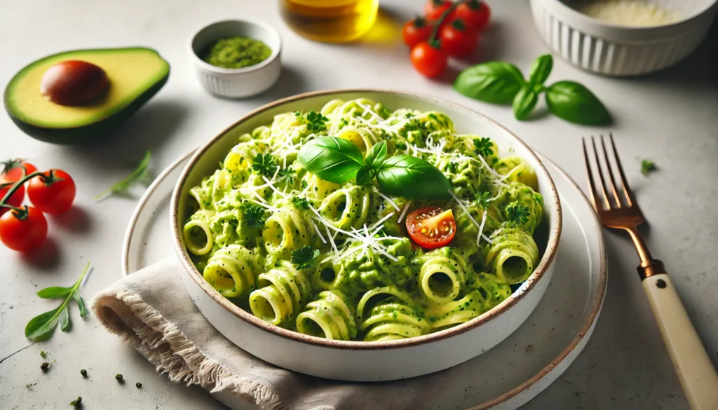 Avocado Cream Cheese Pasta