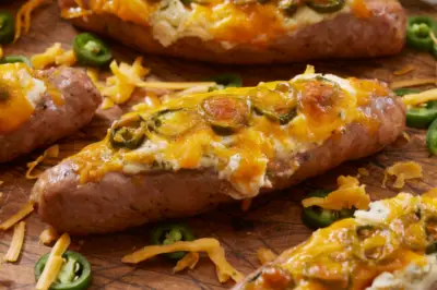 Whisk Up a Storm with Cream Cheese Stuffed Italian Sausage