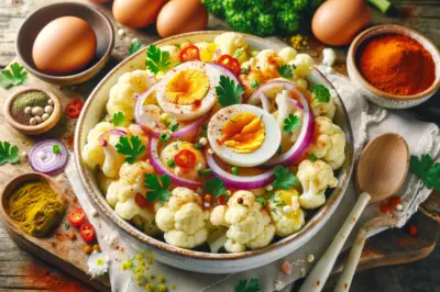 Keto Potato Salad with Cauliflower: A Guilt-Free Indulgence