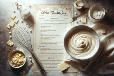 White Chocolate Snow Recipe: A Winter Wonderland