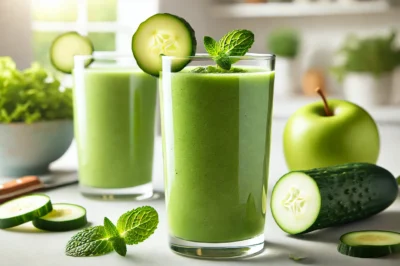 Refresh with Cucumber Apple Smoothie This Summer