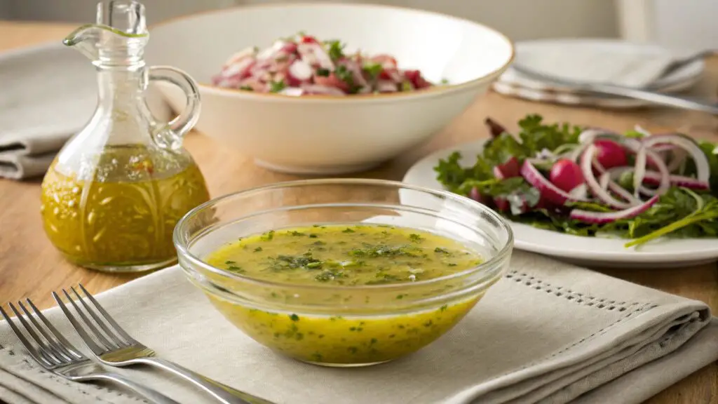 Oil Free Shallot Vinaigrette