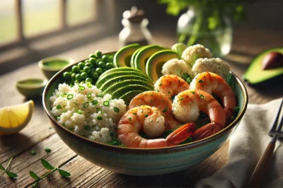 Keto Shrimp and Avocado Rice Bowl: A Low-Carb Delight