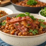 Baked Beans and Crispy Bacon