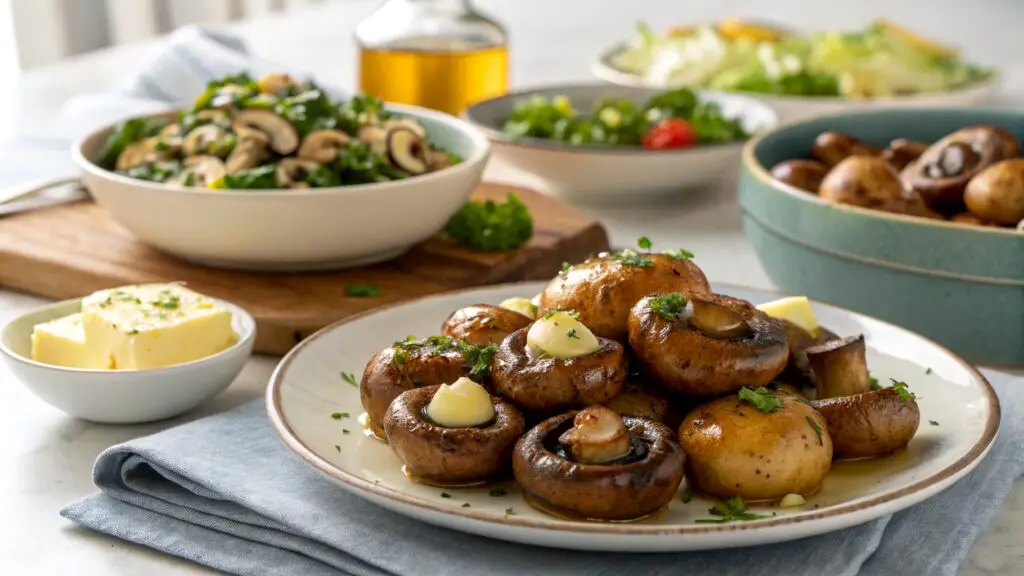 Butter Garlic Mushrooms