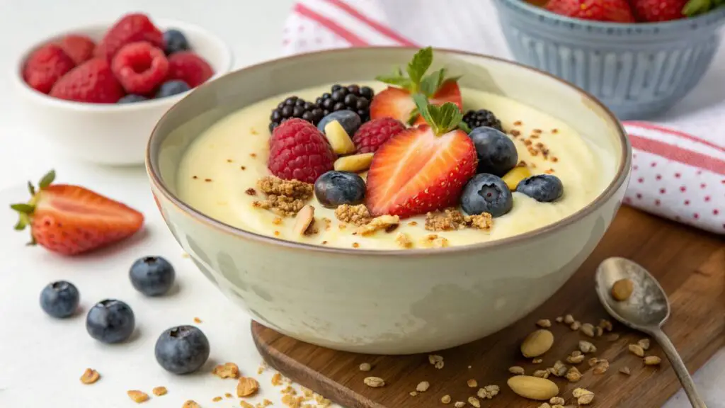 Keto Fruit Custard