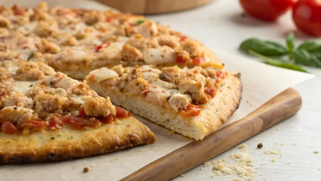 Ground Chicken Pizza Crust