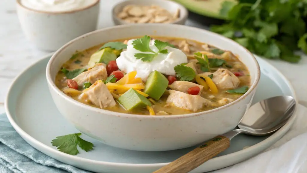 Keto White Chicken Chili