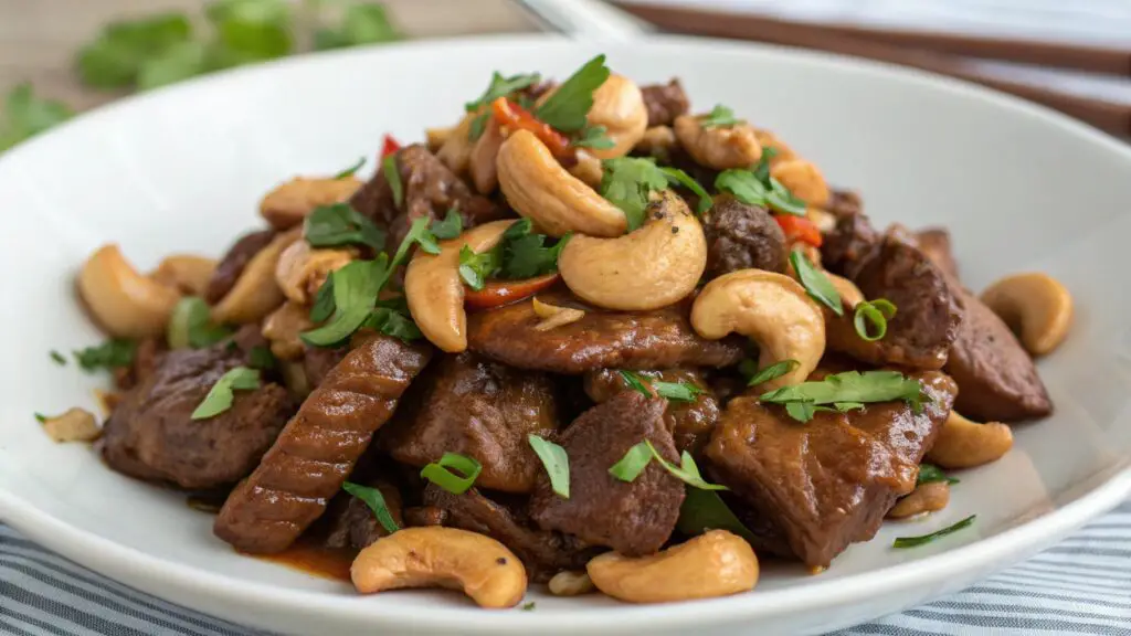 Low Carb Cashew Beef