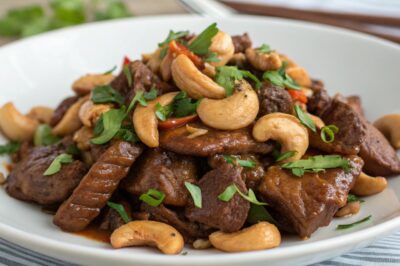 Low Carb Cashew Beef: A Flavor-Packed Keto Stir-Fry
