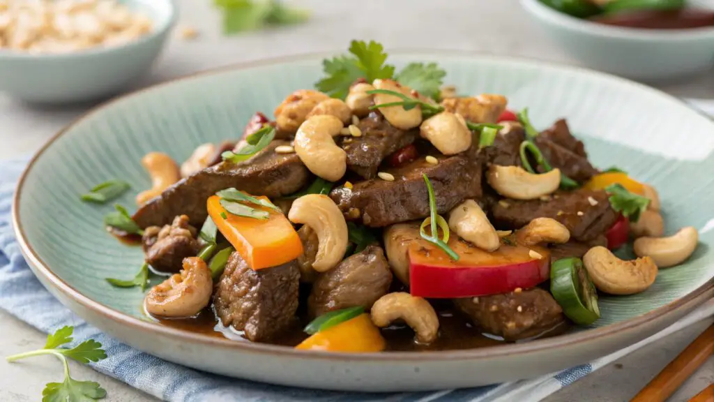 Low Carb Cashew Beef