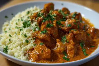 Butter Chicken with Cauliflower Rice: A Healthy Twist