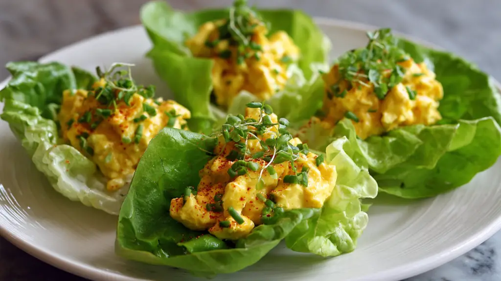 Egg Salad Lettuce Wraps