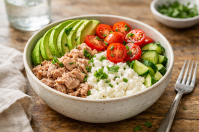 Tuna and Cottage Cheese Bowl: Healthy & Quick Meal